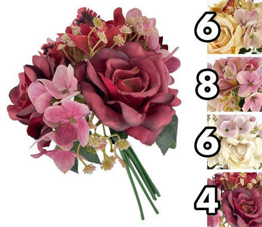 MAZZETTO ROSE E ORCHIDEE ROYAL 28CM 4 ASS.