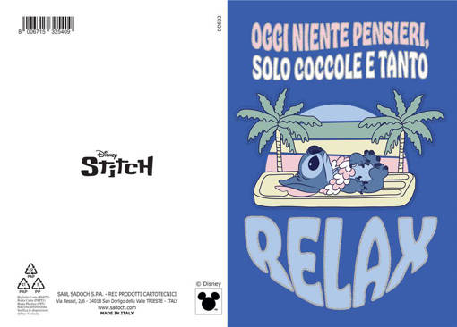 Marpimar - Biglietto Stitch Compleanno DDE02