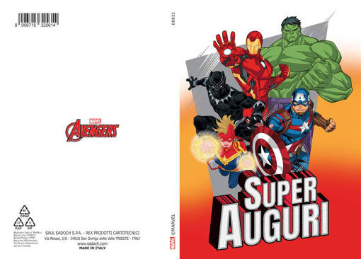 Marpimar - Biglietto Avengers DDE23