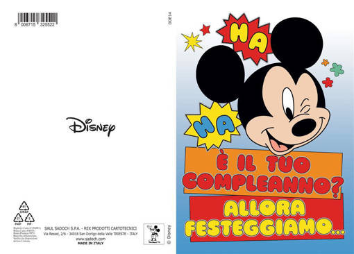 Marpimar - Biglietto Topolino DDE14