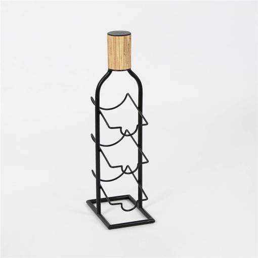 Mercury Portabottiglie Per Vino 3 Bottiglie In Metallo 13.5X20Xh.51 Cm