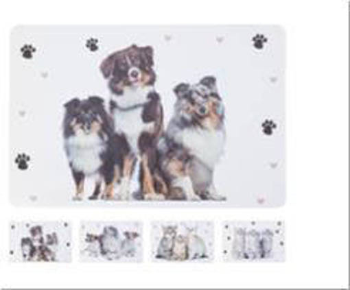 Tovaglietta Americana Pp Cm 43X28 Animali 4Ass