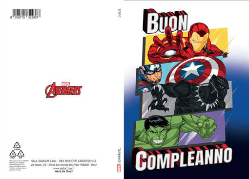 Marpimar - Biglietto Avengers DDE22