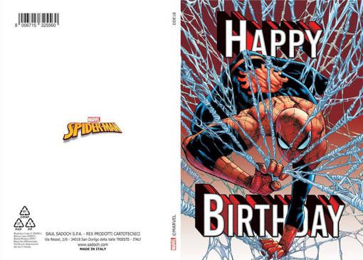 Marpimar - Biglietto Spiderman   DDE18