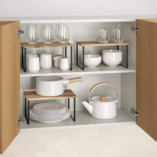 Metaltex Mensola Cm 32X19X16 Legno Di Acacia Touchtherm Lava York Line Lava