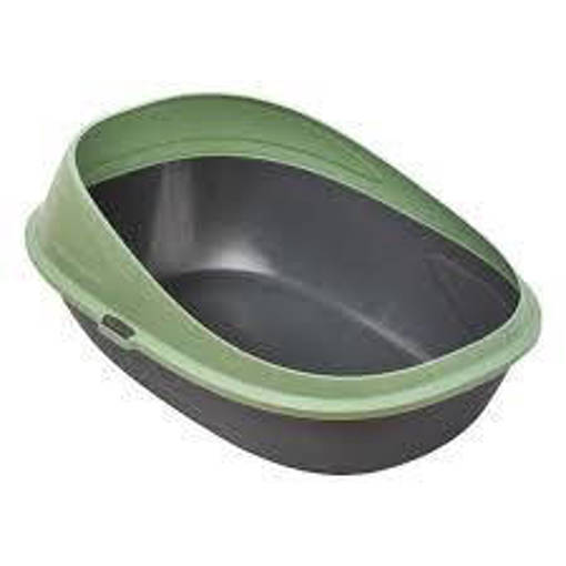 Petmax Lettiera Gatto POP UP 59x39x23h -  grey - rim linden grun