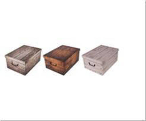 Bauletto Mini Wood Cm33X25Xh16 Ass