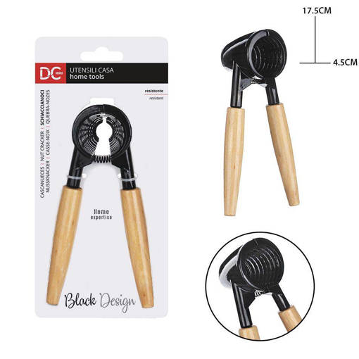 Dc Casa Schiaccianoci Conico M/Legno 4.5X17.5Cm