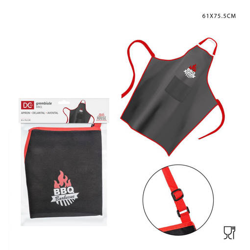 Dc Casa Grembiule Bbq 61X75.5Cm