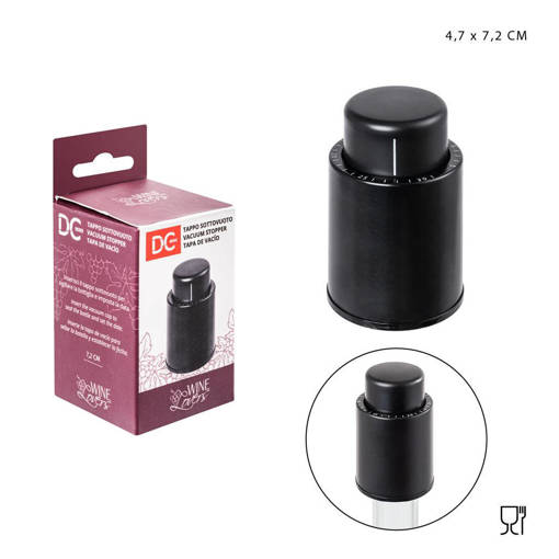 Dc Casa Tappo Sottovuoto Vino Segnadata 4.7X7.2