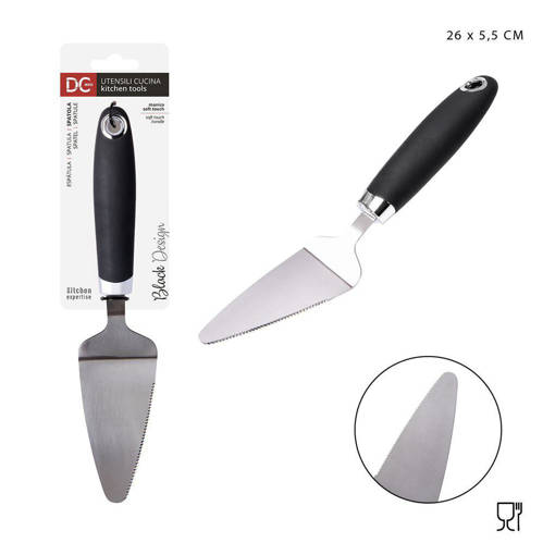 Dc Casa L/Black Spatola Pizza Acciaio 26X5.5Cm