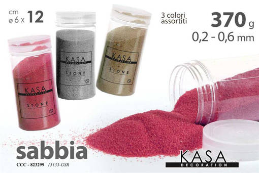 CCC/SABBIA 0,2-0,6MM 370G 6*12 15133-GSR