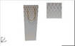Busta Regalo 12X36X9 Effetto Trapunta Beige Oro B9-2301-Be
