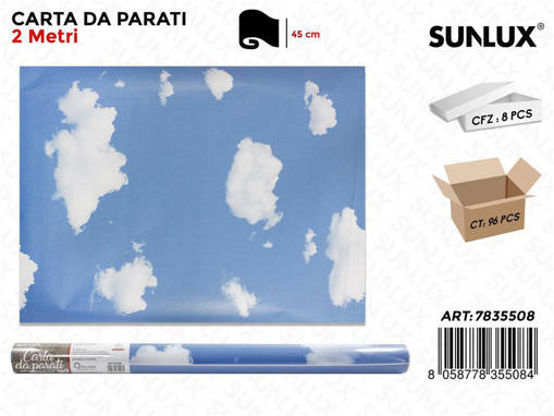 CARTA DA PARATI 45 CM 2MTPZ DA 8 CM 