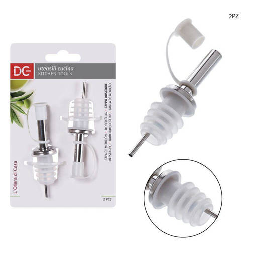 Dc Casa Tappo Bottiglia Versat.Acc. B/Silicone 2Pz