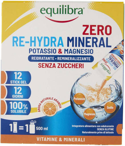 Equilibra Potassio & Magnesio RE-HYDRA MINERAL 12STICK