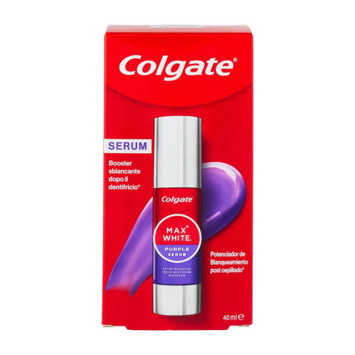 Colgate Siero Sbiancante Max White Purple Serum 40 ml Booster
