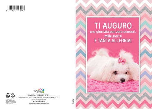 Marpimar - Compleanno Cane Fondo Rosa GVE38