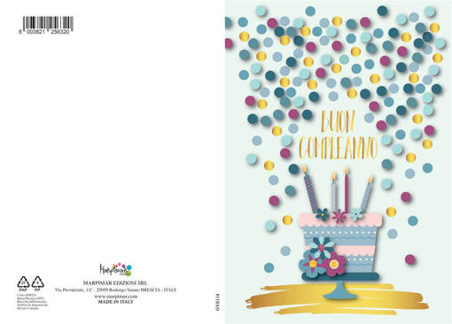 Marpimar - Compleanno Luxury Colorato GVE114