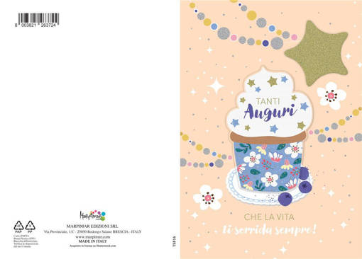 Marpimar - Tanti Auguri Dolce Con Fondo Chiaro Special TSF16