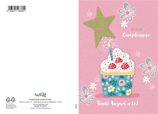 Marpimar - Compleanno Dolce Con Fondo Rosa Special TSF13