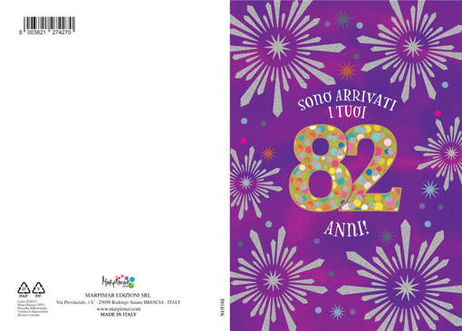 Marpimar - Biglietto Eta' - 82 Anni NUF162