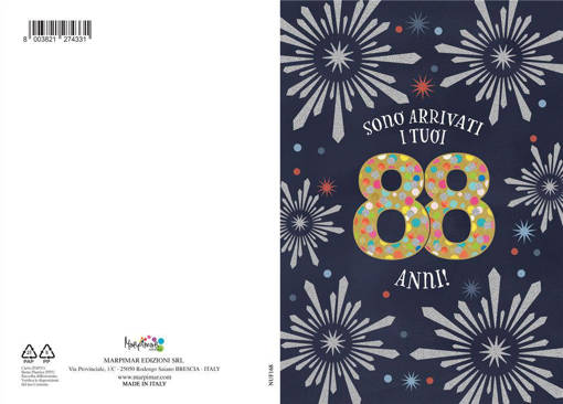 Marpimar - Biglietto Eta' - 88 Anni NUF168
