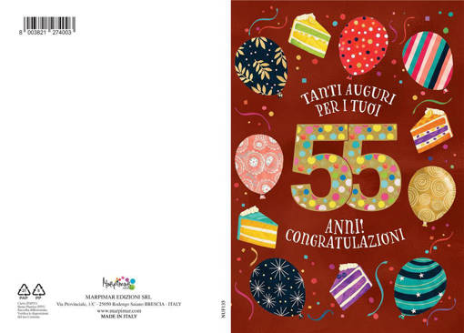 Marpimar - Biglietto Eta' - 55 Anni NUF135