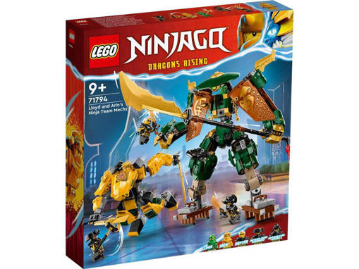 Lego Ninjago 71794 Team Mech Ninja di Lloyd e Arin
