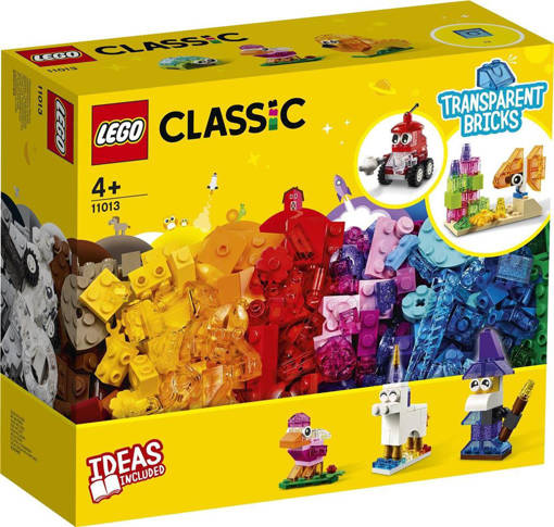 Lego Classic 11013 Mattoncini trasparenti creativi