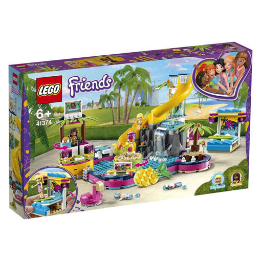 Lego Friends 41374 La festa in piscina di Andrea