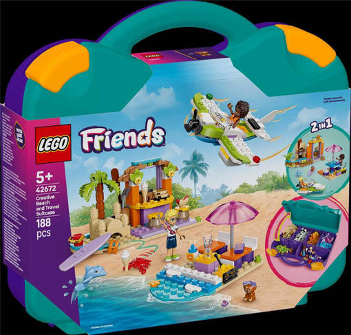 Lego Friends 42672 Valigia creativa da spiaggia e da viaggio