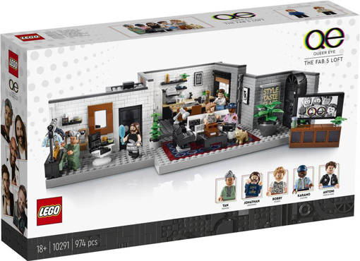 Lego Creator Expert 10291 Queer Eye - Loft dei Fab Five