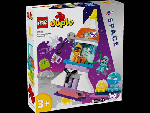 Lego Duplo Town 10422 Avventura dello Space Shuttle 3 in 1