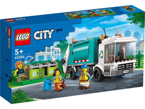 Lego City Great Vehicles 60386 Camion per il riciclaggio dei rifiuti