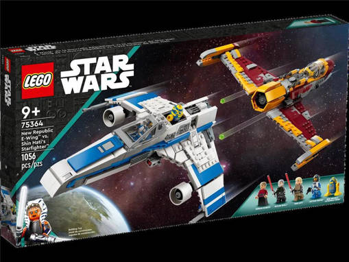 Lego Star Wars TM 75364 E-Wing™ della Nuova Repubblica vs. Starfighter™ di Shin Hati