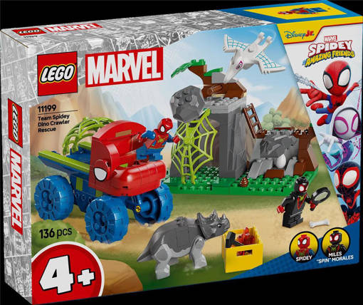 Lego Spidey 11199 Team Spidey: salvataggio su dino-ruspa