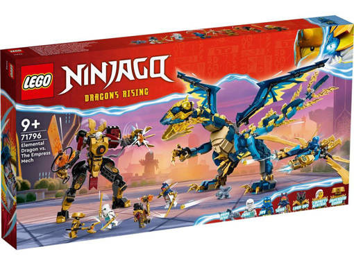 Lego Ninjago 71796 Dragone elementare vs. Mech dell’Imperatrice