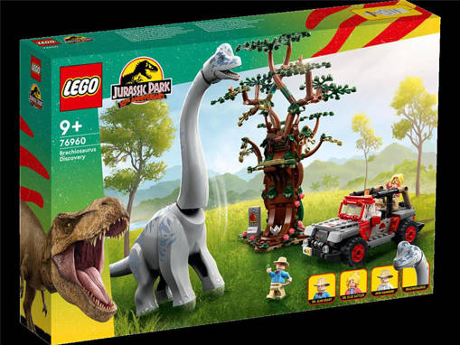 Lego Jurassic World 76960 La scoperta del Brachiosauro