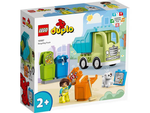 Lego Duplo Town 10987 Camion riciclaggio rifiuti