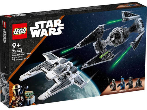 Lego Star Wars TM 75348 Fang Fighter mandaloriano vs TIE Interceptor™