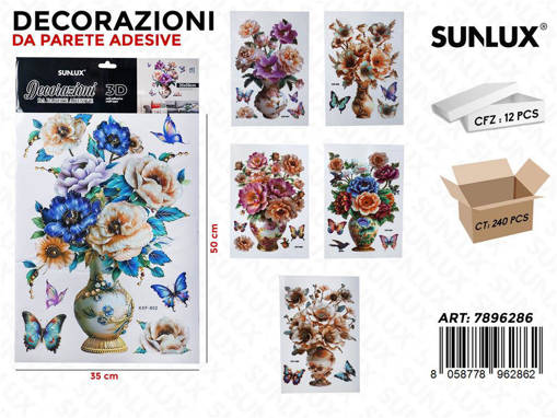 Sunlux Stickers Adv 3D Ass. 35*50Cm