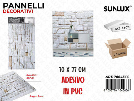 PANNELLI ADESIVI DEC 3D P70X77CM
