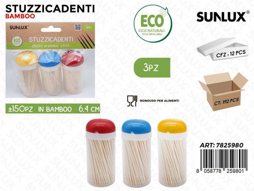 STUZZICADENTI BAMBU