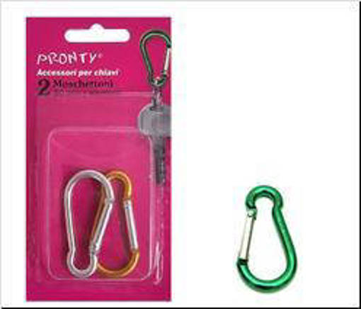 Pronty Moschettone All. Mm.50 Col. Assortiti Bl. Pz.2