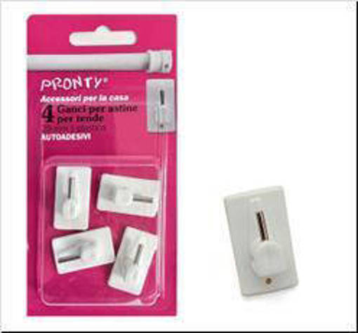 Pronty Gancio Bris Bris Plast. Bianco Bl. 4 Pz.
