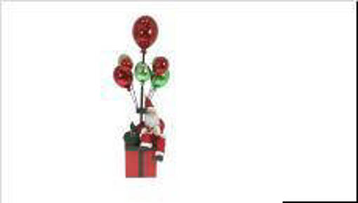 Nataluna Babbo C/Palloncini 82Cm M.Hb002 Rosso/Oro