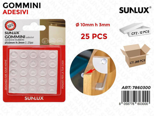 SUNLUX GOMMINI ADV 25PZV10X3CM 