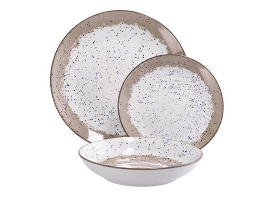 Servizio piatti in ceramica 18 pz