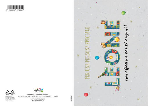 Marpimar - Biglietto Leone Con Foil Oro NUF251